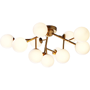 Потолочный светильник Maytoni Modern Dallas MOD545CL-12BS Белый Латунь