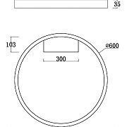 Потолочный светильник Maytoni Modern Rim MOD058CL-L35B3K Черный-5