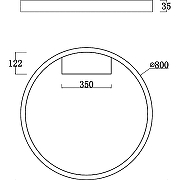 Потолочный светильник Maytoni Modern Rim MOD058CL-L50W3K Белый-5