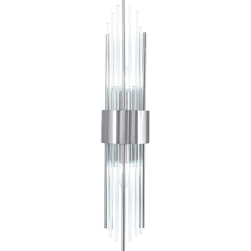 Настенный светильник Crystal Lux Atento AP2 Chrome Transparente Прозрачный Хром настенный светильник crystal lux saragosa ap2 brass transparente прозрачный латунь