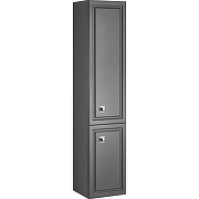 Шкаф пенал ASB-Woodline Каталина 35 Grey 12105 Серый-1