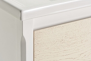 Комплект мебели для ванной ASB-Woodline Лорена 80 1220001 Белый Бежевый-7