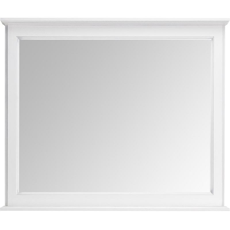 Зеркало ASB-Woodline Венеция 100 11941 Белое с патиной Серебро зеркало sanflor адель 100 н0000000748 белое с патиной серебро
