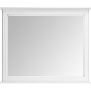 Зеркало ASB-Woodline Венеция 100 11941 Белое с патиной Серебро