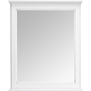 Зеркало ASB-Woodline Венеция 70 11940 Белое с патиной Серебро