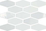 Керамическая плитка Ape Harlequin White 07975-0001 настенная 10х20 см