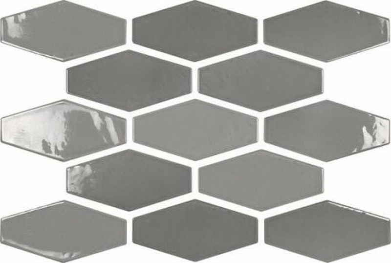 Керамическая плитка Ape Harlequin Grey 07975-0004 настенная 10х20 см