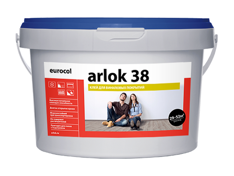 Клей AquaFloor Arlok 38 Водно-дисперсионный клей 3,5 кг