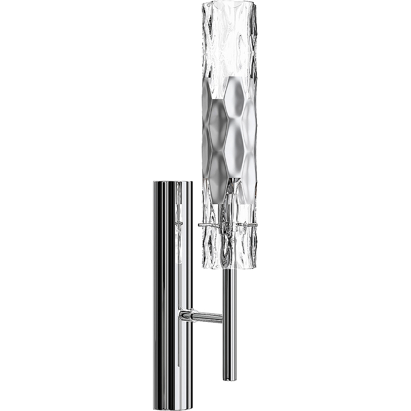 цена Настенный светильник Crystal Lux Primavera AP1 Chrome Прозрачный Хром