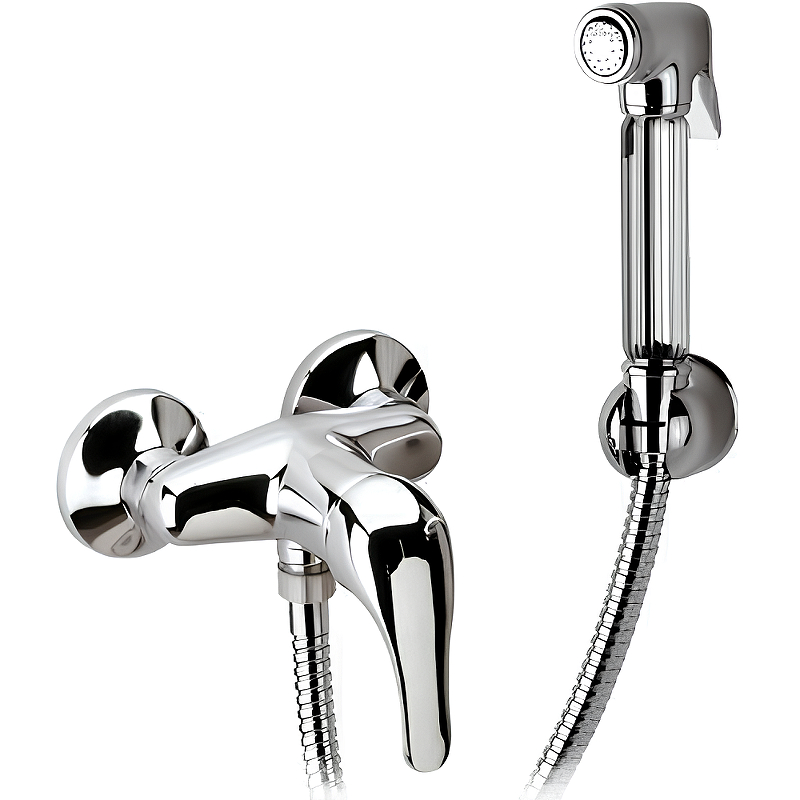 Гигиенический душ со смесителем Remer C332REZ Хром гигиенический душ со смесителем remer ic31relvo бронза