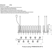 Люстра Crystal Lux Primavera SP10 Chrome Прозрачный Хром-2