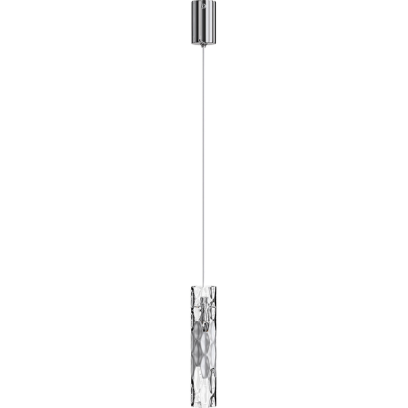 Подвесной светильник Crystal Lux Primavera SP1 Chrome Прозрачный Хром