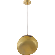 Подвесной светильник Crystal Lux Malaga SP1 D200 Gold Янтарный Золото