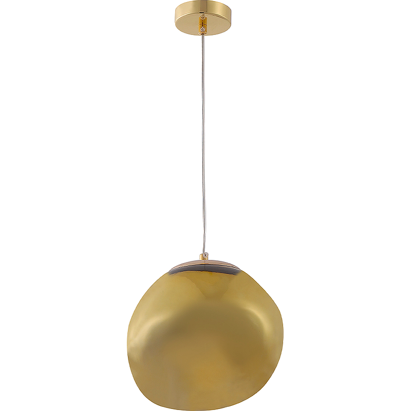 Подвесной светильник Crystal Lux Malaga SP1 D280 Gold Янтарный Золото