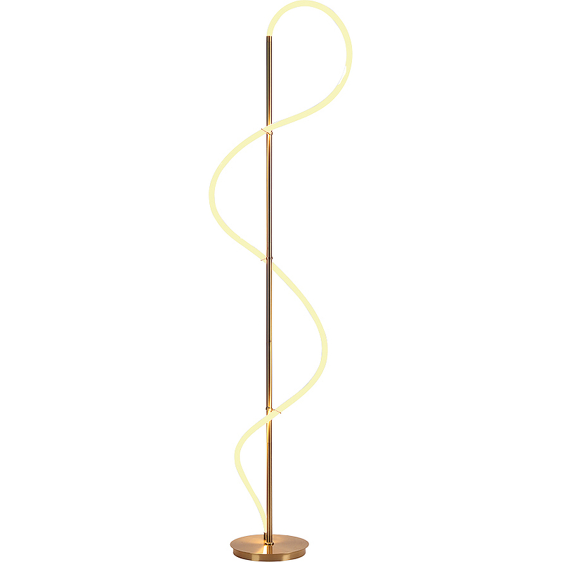 Торшер Artelamp Klimt A2850PN-35PB Белый Полированная медь подвесной светильник artelamp klimt a2850sp 45pb белый полированная медь