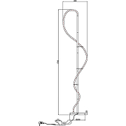 Торшер Artelamp Klimt A2850PN-35PB Белый Полированная медь-1