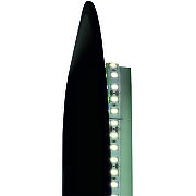 Зеркало Bond Loft 80x80 M35ZE-8080 с подсветкой Черное глянцевое с бесконтактным выключателем-13