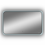 Зеркало Bond Loft 120x80 M35ZE-12080 с подсветкой Черное глянцевое с бесконтактным выключателем-8