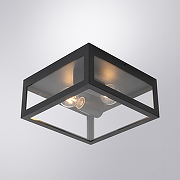 Потолочный светильник Artelamp Belfast A4569PF-2BK Прозрачный Черный-1