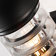 Настенный светильник Artelamp Coppia A5217AL-1BK Прозрачный Черный-1