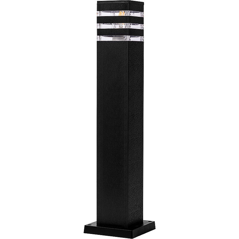 настенный светильник artelamp hadar a4421al 2bk прозрачный черный Ландшафтный светильник Artelamp Hadar A4421PA-1BK Прозрачный Черный