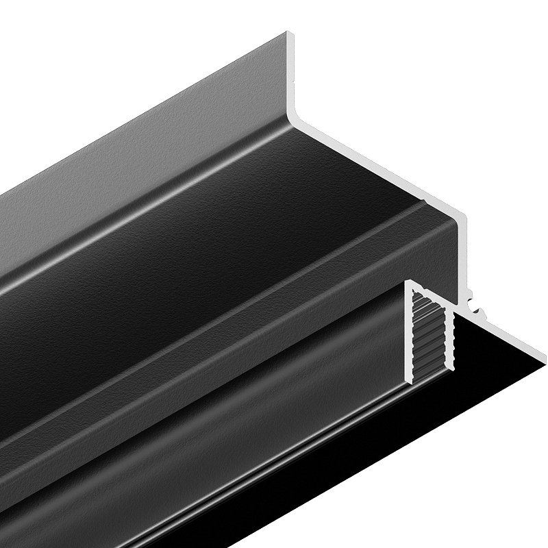 Профиль алюминиевый Artelamp Gap A610206 для потолка из гипсокартона Черный алюминиевый профиль apeyron 28 5х10 4 мм встраиваемый 2 м черный расс аксессуары
