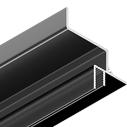 Профиль алюминиевый Artelamp Gap A610206 для потолка из гипсокартона Черный
