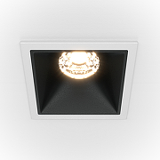 Встраиваемый светильник Maytoni Downlight Alfa LED DL043-01-10W4K-SQ-WB Белый Черный-3