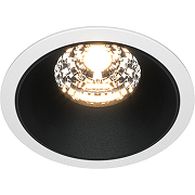 Встраиваемый светильник Maytoni Downlight Alfa LED DL043-01-15W3K-RD-WB Белый Черный