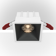 Встраиваемый светильник Maytoni Downlight Alfa LED DL043-01-15W4K-SQ-WB Белый Черный-2