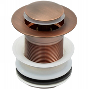 Донный клапан Bronze de Luxe R01 click-clack Plum-1