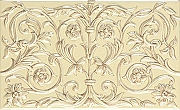 Керамический декор Petracers Grand Elegance Unicorni Crema B B UNIC B 02  12,5x20 см