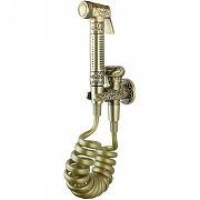 Гигиенический душ с запорным вентилем Bronze de Luxe Royal 10235/1 Бронза