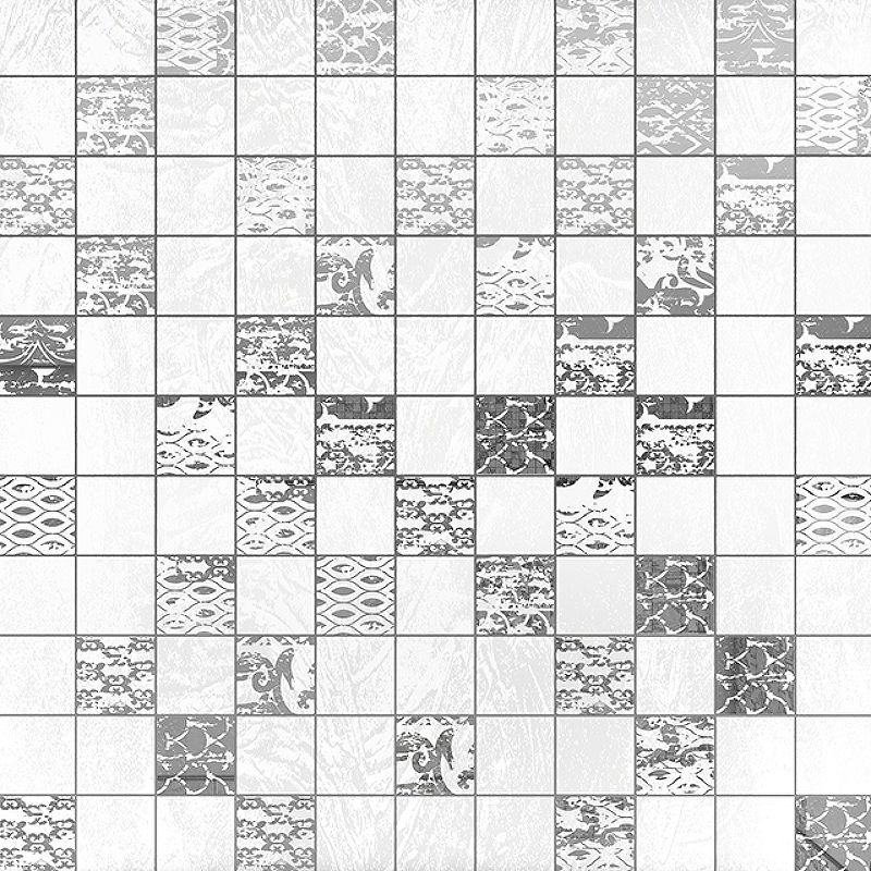 Керамическая мозаика AltaCera Vesta Silver Mosaic DW7MSV00 30,5х30,5 см керамическая плитка altacera vesta saturn silver dw11stn00 декор 20x60 цена за 15 шт