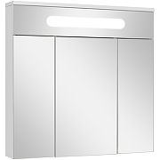 Зеркальный шкаф Aqua de Marco Olivia 80 1080COLI с подсветкой Белый