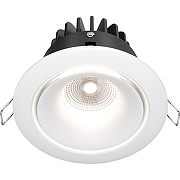 Встраиваемый светильник Maytoni Downlight Yin DL031-L12W3K-D-W Белый