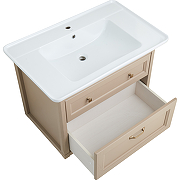 Комплект мебели для ванной ASB-Woodline Толедо 85 Капучино-9