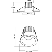 Встраиваемый светильник Maytoni Downlight Zoom DL034-01-06W4K-D-B Черный-5