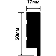 Финишный молдинг HIWOOD LF1 BR416 2700x50x17 мм-3