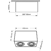 Потолочный светильник Maytoni Ceiling & Wall Atom C017CL-02W Белый-5