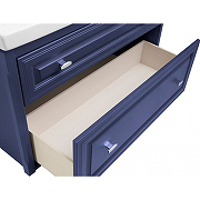 Комплект мебели для ванной ASB-Woodline Кастелло 80 Пейна (Синий)-4