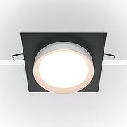 Встраиваемый светильник Maytoni Downlight Hoop DL086-GX53-SQ-BW Белый Черный-2