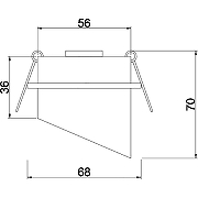 Встраиваемый светильник Maytoni Downlight Lipari DL044-01-GU10-B Черный с золотом-3