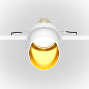 Встраиваемый светильник Maytoni Downlight Lipari DL044-01-GU10-W Белый с золотом-2