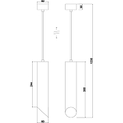 Подвесной светильник Maytoni Pendant Lipari P044PL-01-30GU10-B Черный с золотом-4