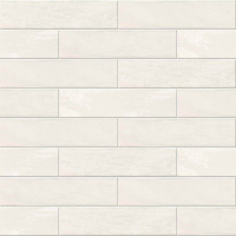 Керамическая плитка ABK Crossroad Brick White PF60001337 настенная 7,5х30 см