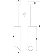 Подвесной светильник Maytoni Pendant Lipari P044PL-01-40GU10-W Белый с золотом-4