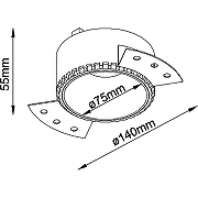 Встраиваемый светильник Maytoni Downlight Share DL051-01-GU10-RD-WS Серебро-4