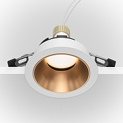 Встраиваемый светильник Maytoni Downlight Share DL051-U-1WMG Золото Белый-1