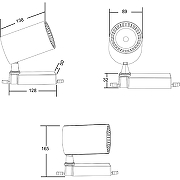 Трековый светильник Maytoni Single phase track system Unity Vuoro TR003-1-26W4K-M-B Черный-3